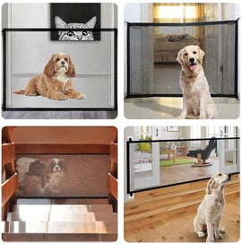 Listing 3 of 4 for Foldable Stair Safety Gate For Dogs And Cats Easy Installation Barrier Dog Gua