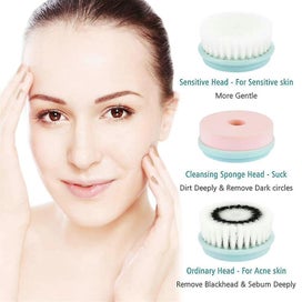 Listing 2 of 5 for Facial Brush Electric Waterproof Face Cleaner Brush Usb Rechargeable Cleansing