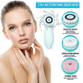 Listing 3 of 5 for Facial Brush Electric Waterproof Face Cleaner Brush Usb Rechargeable Cleansing