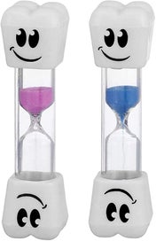 Listing 1 of 3 for Kids Toothbrush Timer ~ 2 Minute Smiley Sand Timer For Brushing Children's Tee
