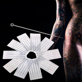 Listing 5 of 5 for 50pcs Disposable Sterilized Tattoo Needles Round Liner Size For Tattoo Machine