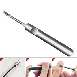 Listing 3 of 5 for 1 Pcs Nail Art Manicure Tool Stainless Steel Cuticle Trimmer Remover Pusher Dea