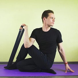 Listing 2 of 4 for Yoga Strap For Stretching Yoga Exercise Adjustable Straps Yoga Bands With Safe