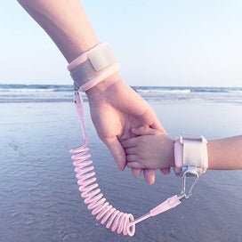 Listing 3 of 5 for Toddler Safety Harness Anti Lost Wrist Link With Pink Butterfly Tapestry Desig