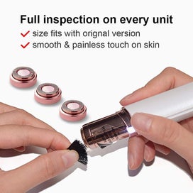 Listing 4 of 5 for 6pcs Facial Hair Remover Replacement Heads Compatible With Finishing Touch Fla
