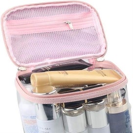 Listing 5 of 5 for Waterproof Beach Bag Premium Clear Makeup Bag With Inner Pocket