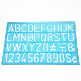 Listing 2 of 5 for 4 Pcs Alphabet Letter Stencil Number & Letter Stencil Reusable Digital Stencil