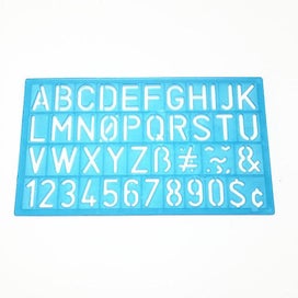 Listing 3 of 5 for 4 Pcs Alphabet Letter Stencil Number & Letter Stencil Reusable Digital Stencil