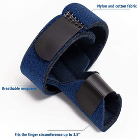 Listing 2 of 2 for Trigger Finger Splint adjustable Finger Support Brace Bonus Fastening Tape