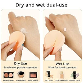 Listing 2 of 4 for 12 Pcs Round Makeup Sponges Perfect For Foundation And Concealer