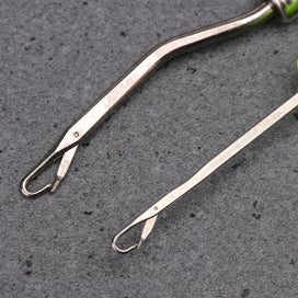 Listing 2 of 2 for 2 Pcs Hair Braiding Tool Wooden Crochet Hooks Wooden Crochet Needle Hook Hook