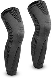 Listing 1 of 4 for 1 Pair Full Leg Compression Sleeve For Men & Women Long Knee Brace Sleeve For
