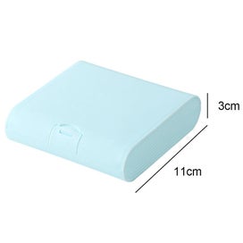Listing 2 of 5 for Portable Disposable Mask Storage Box Dust-proof Square Home Moisture-proof Sea