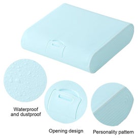 Listing 3 of 5 for Portable Disposable Mask Storage Box Dust-proof Square Home Moisture-proof Sea