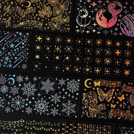 Listing 4 of 5 for Craft Star Butterfly Stickers Shiny Pet Stickers For Diy Scrapbook Journal Lap