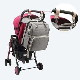 Listing 2 of 4 for Large Diaper Bag Backpack With Changing Station Multifunctional Waterproof Por