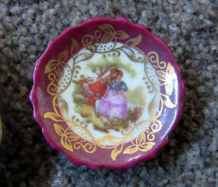 Listing 5 of 7 for 9 x Limoges Fragonard wee plates - all sizes