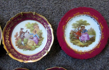 Listing 2 of 7 for 9 x Limoges Fragonard wee plates - all sizes