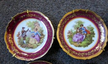 Listing 6 of 7 for 9 x Limoges Fragonard wee plates - all sizes