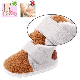 Listing 3 of 5 for Winter Velvet Thickened Baby Cotton Shoes Cartoon Warm Shoes
