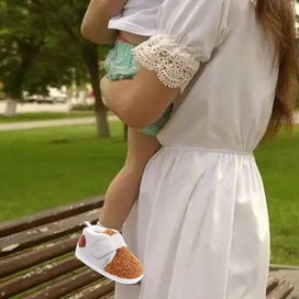 Listing 4 of 5 for Winter Velvet Thickened Baby Cotton Shoes Cartoon Warm Shoes