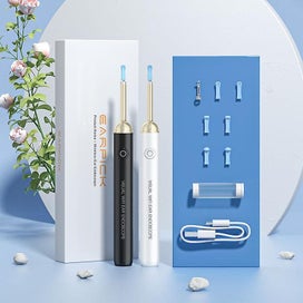 Listing 2 of 5 for Ear Wax Removal Tool Otoscope With Light And 6 Ear Picks For Iphone Ipad Andro