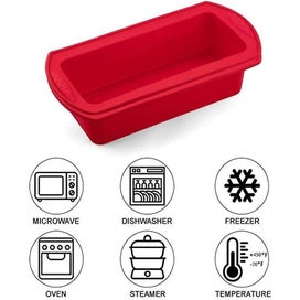 Listing 4 of 5 for Silicone Bread And Loaf Pans Set Of 2 Non-stick Silicone Baking Molds For Hom