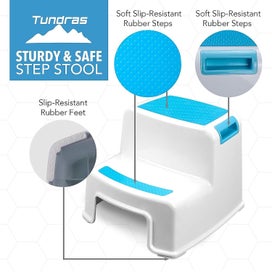 Listing 4 of 4 for Kids Step Stools Toddler Safety Steps For Bathroom Kitchen And Toilet Potty Tr