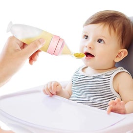Listing 3 of 5 for Baby Food Feeder Silicone Squeeze Spoon Feeder For Infant Food Dispensing 90ml