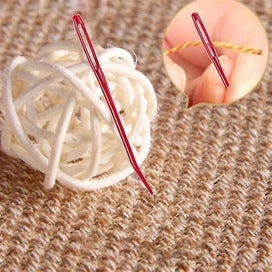 Listing 4 of 5 for Yarn Needle Bent Needle Tapestry Needle Set Wool Needles Large-eye Blunt Needl