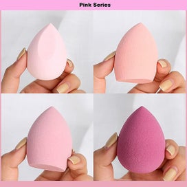 Listing 4 of 5 for 4 Pack Makeup Sponge Set Soft Sponge For Liquid Foundation Creams And Powdersl