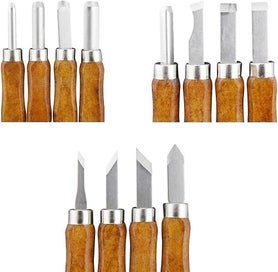 Listing 3 of 4 for Wood Carving Tool Set 12 Pcs Wood Carving Chisels Carving Knives With Sharpeni