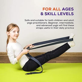 Listing 5 of 5 for Yoga Strap For Stretching Yoga Exercise Adjustable Straps For Yoga Classes 6 F
