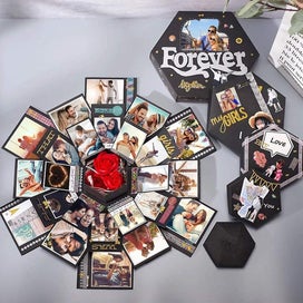 Listing 4 of 5 for Surprise Box Diy Gift Scrapbook And Photo Album Gift Box Unwrap Memories