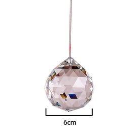 Listing 4 of 4 for Crystal Pendant1pcs Crystal Lighting Ball-60mm2.36/60mm Clear Glass Crystal Ba