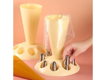 Listing 3 of 9 for Piping Bags Rack Holder For Icing Decorating
