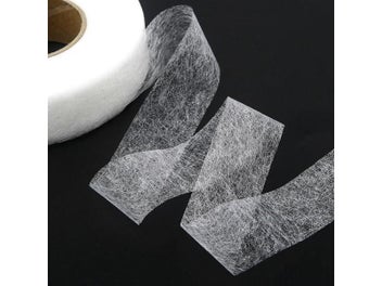 Listing 3 of 10 for 60Meters/Roll Double-sided Non-woven Interlining Adhesive Fabric Cloth Iron On