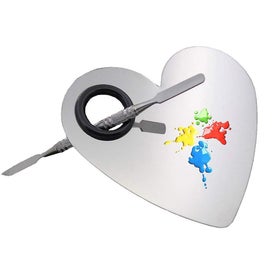 Listing 5 of 5 for Pro Stainless Steel Makeup Palette And Spatula Set