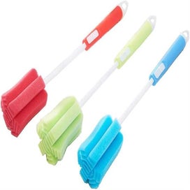 Listing 4 of 4 for Foam Sponge Brush With Adjustable Long Handle For Cleaning Baby Bottles Glasse