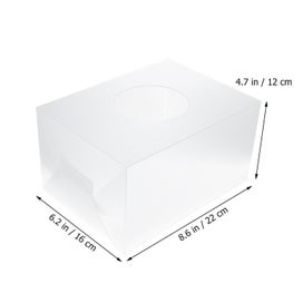 Listing 2 of 4 for 2 Pcs Office Storage Bins Tickets Lucky Draw Box Promotional Box Ballot Box Lo