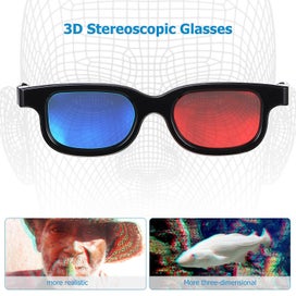 Listing 4 of 4 for 10 Pcs Viewing Glasses Red-blue Lens 3d Glasses Compatible With Ordinary Compu
