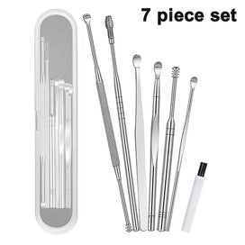 Listing 4 of 4 for 1 Set /7 Pcs Ear Pick Earwax Removal Kit Ear Cleansing Tool Set Ear Curette Ea