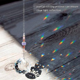 Listing 2 of 4 for Crystal Sun Catcher Rainbow Maker For Window Garden Office Home Decor Set Of 4