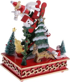 Listing 4 of 4 for Christmas Music Boxxmas Tree Wind-up Revolving Musical Tabletop Decor Ornament