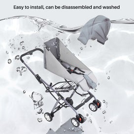 Listing 6 of 10 for New Lightweight Compact Baby Stroller Pram Easy Fold Travel Carry on Plane