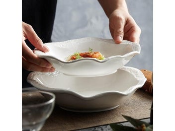 Listing 6 of 10 for Home Ceramic Western Cuisine Steak Fat Reducing Plate