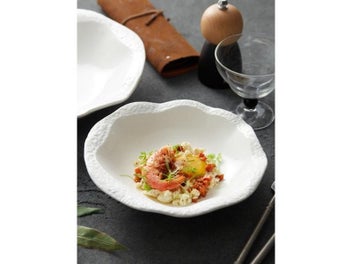 Listing 7 of 10 for Home Ceramic Western Cuisine Steak Fat Reducing Plate