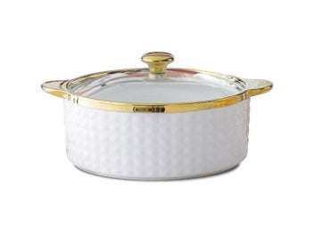 Listing 7 of 10 for Light Luxury Ceramic Soup Pot With Spoon Lid Anti-Scalding Kitchen Supplies