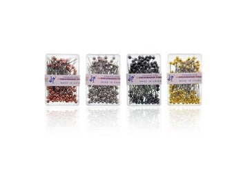 Listing 4 of 10 for 100 PCS//box Round Pearl Head Sewing Positioning Needle Box Sewing Accessories