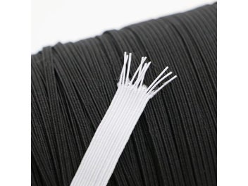 Listing 3 of 9 for 3/4/5/6/8/10MM White/black Flat Elastic Bands Elastic Rubber Band Wedding